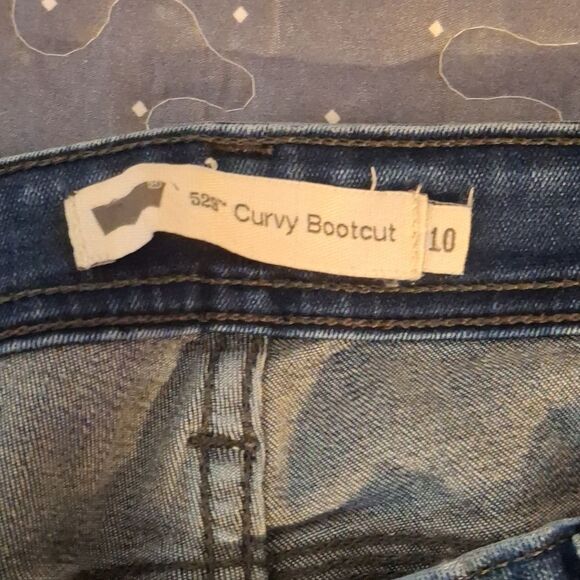 Levi's 523 Curvy Bootcut Jeans size 10 - Picture 2 of 6